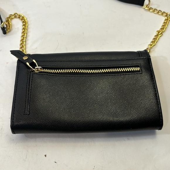Neiman Marcus Black Leather Crossbody Purse - Picture 7 of 7